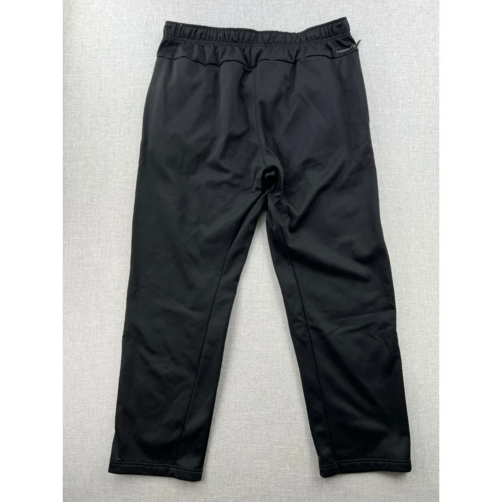 Nike Therma-FIT Open Hem Fitness Sweatpants Men 3XL Black Fleece Lined Active